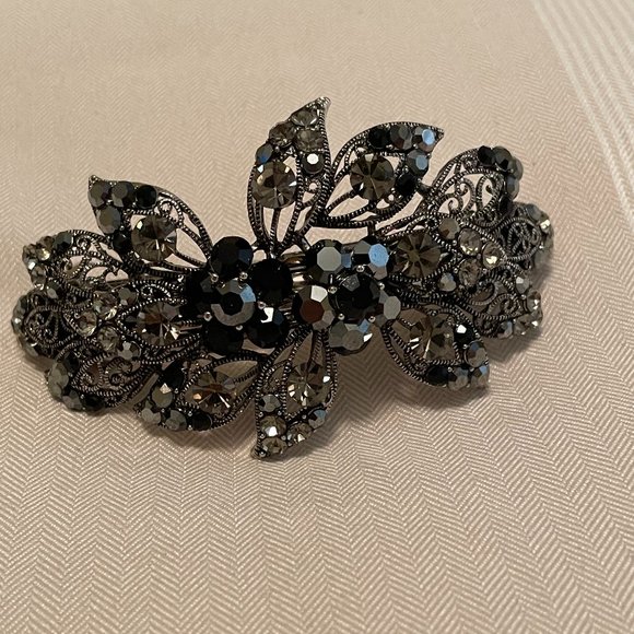 Vintage Barrette with Rhinestones